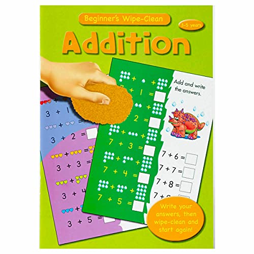 Stock image for Beginner Maths Wipe Clean 1-4 : Addition / Subtraction / Multiplication / Division for sale by Better World Books: West