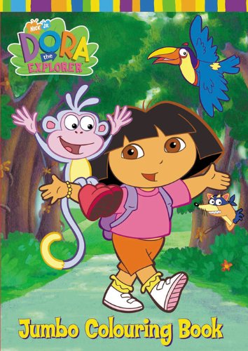 9781842395349: Dora the Explorer Jumbo Colouring Book