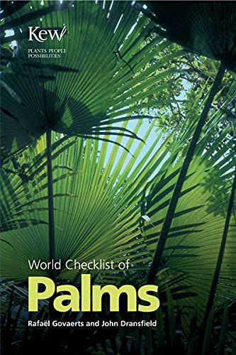 Imagen de archivo de World Checklist of Palms a la venta por Solr Books