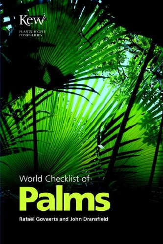 9781842460931: World Checklist of Palms