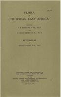 Flora of Tropical East Africa: Butomaceae (9781842462362) by Carter, S.