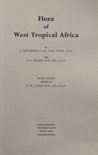 Stock image for Flora of West Tropical Africa Vol. 1, Part 1: Cycadaceae - Guttiferae for sale by Midtown Scholar Bookstore