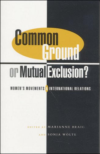 Beispielbild fr Common Ground or Mutual Exclusion? : Women's Movements and International Relations zum Verkauf von Better World Books: West