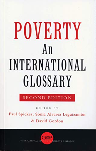 Beispielbild fr Poverty: An International Glossary (2nd Edn) (International Studies in Poverty Research) zum Verkauf von Anybook.com
