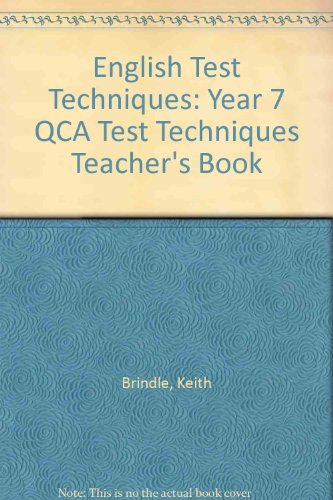 Year 7 QCA Test Techniques: Teacher's Book (QCA Test Techniques) (9781843030119) by Keith Brindle; Mike Gould