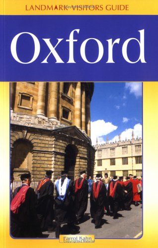 Stock image for Landmark Visitors Guide Oxford (Landmark Visitors Guides) for sale by SecondSale