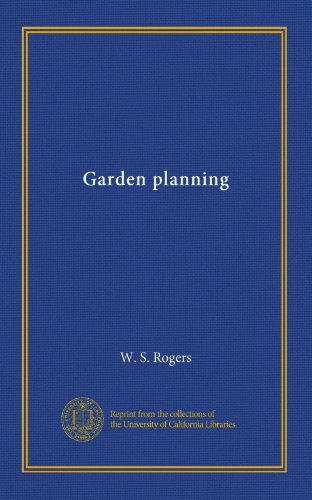 Beispielbild fr Garden Planning zum Verkauf von Better World Books