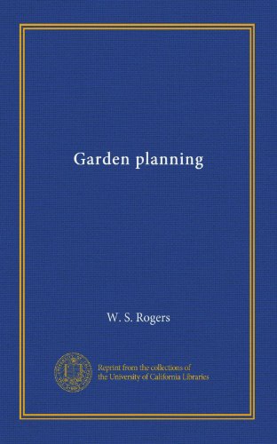 Imagen de archivo de Garden Planning a la venta por Better World Books