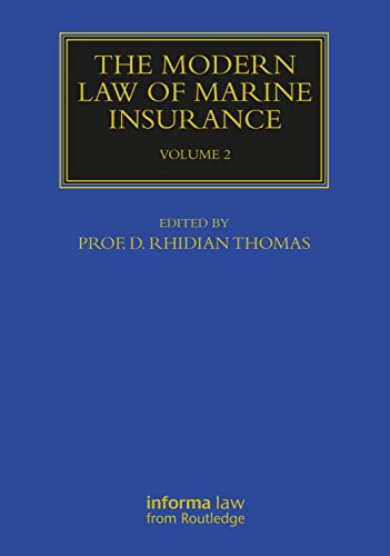 Beispielbild fr Modern Law of Marine Insurance Volume 2 (Maritime and Transport Law Library) (Volume 2) zum Verkauf von Anybook.com