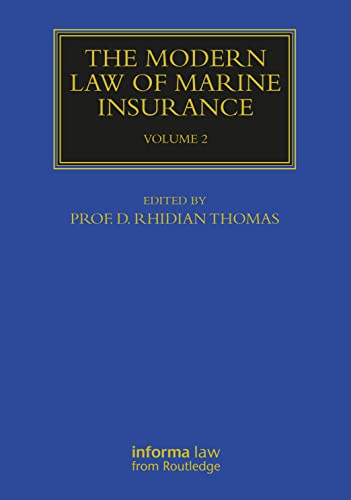 Stock image for Modern Law of Marine Insurance Volume 2 (Maritime and Transport Law Library) (Volume 2) for sale by Anybook.com