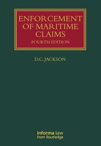 9781843114246: Enforcement of Maritime Claims (Lloyd's Shipping Law Library)