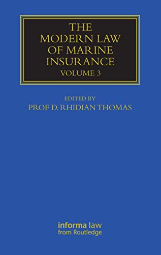 Imagen de archivo de The Modern Law Of Marine Insurance Vol 3 (Hb 2009) a la venta por Basi6 International