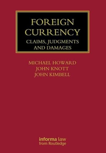 Imagen de archivo de Foreign Currency: Claims, Judgments and Damages (Lloyds Commercial Law Library) a la venta por Reuseabook