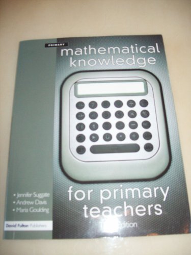 Imagen de archivo de Mathematical Knowledge for Primary Teachers, Third Edition a la venta por Bahamut Media