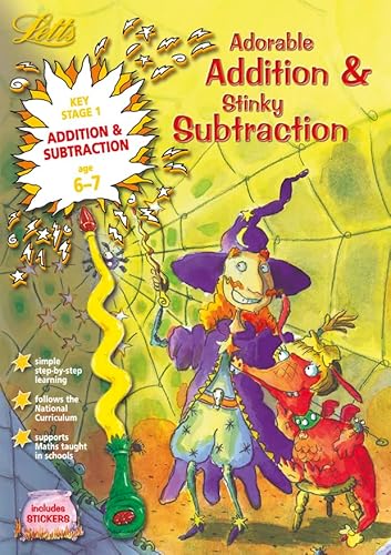 Beispielbild fr Adorable Addition and Stinky Subtraction Age 6-7 (Letts Magical Skills) zum Verkauf von WorldofBooks