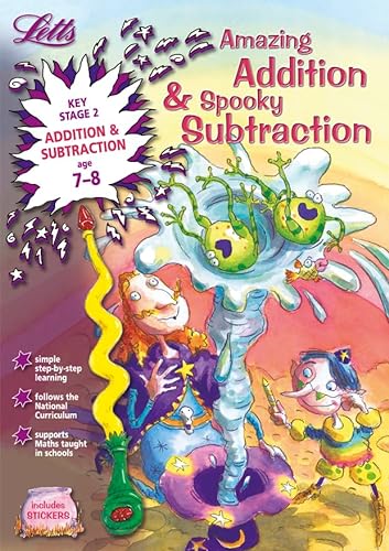 Beispielbild fr Amazing Addition and Spooky Subtraction Age 7-8 (Letts Magical Skills) zum Verkauf von WorldofBooks