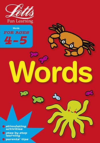 Imagen de archivo de Letts Fun Learning WORDS AGE 4-5 a la venta por WorldofBooks