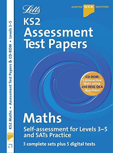 Maths National Tests (SATs), Inc. CD-ROM: Levels 3-5 (Letts Key Stage 2 Practice Test Papers) (9781843156222) by Jason White
