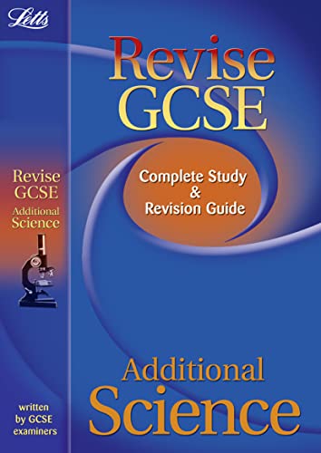 Beispielbild fr Letts Revise GCSE    Additional Science: Complete Study and Revision Guide (2012 Exams Only): Additional Science Study Guide zum Verkauf von AwesomeBooks