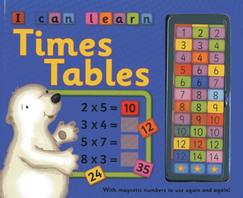 9781843229865: I Can Learn Times Tables: with Magnetic Numbers to Use Again and Again!