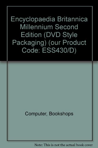 Imagen de archivo de Encyclopaedia Britannica Millennium Second Edition (DVD Style Packaging) (our Product Code: ESS430/D) a la venta por medimops