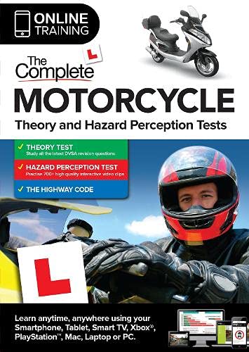 Imagen de archivo de The Complete Motorcycle Theory and Hazard Perception Test Online Subscription a la venta por PBShop.store US