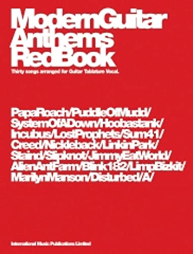 Imagen de archivo de Modern Guitar Anthems Red Book (Guitar Tab) a la venta por WorldofBooks