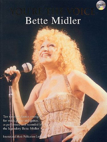 9781843283225: Bette Midler You're The Voice P/V/G + CD: (Piano, Vocal, Guitar)