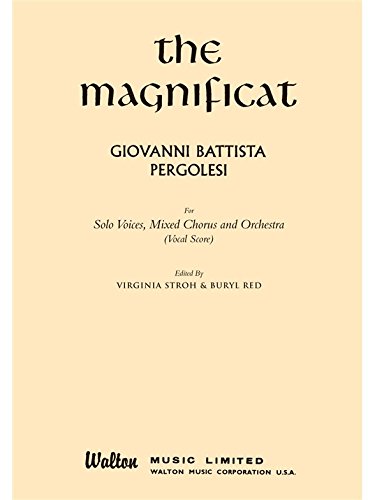 Beispielbild fr The Magnificat: (Vocal Score) zum Verkauf von Reuseabook