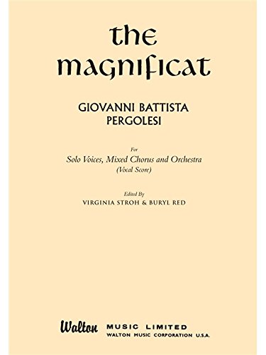 9781843283379: The Magnificat: (Vocal Score)