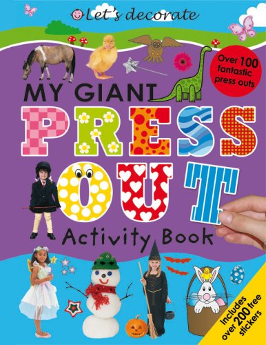 9781843327684: My Giant Press-Out Activity Book (Lets Decorate)