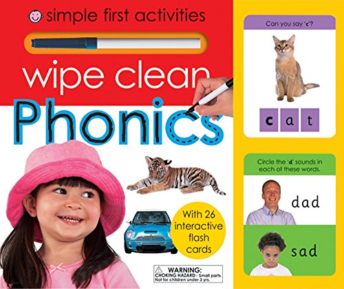 Wipe Clean Phonics (Simple First Activities) - Priddy, Roger