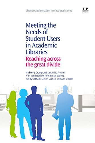 Beispielbild fr Meeting the Needs of Student Users in Academic Libraries : Reaching Across the Great Divide zum Verkauf von Buchpark