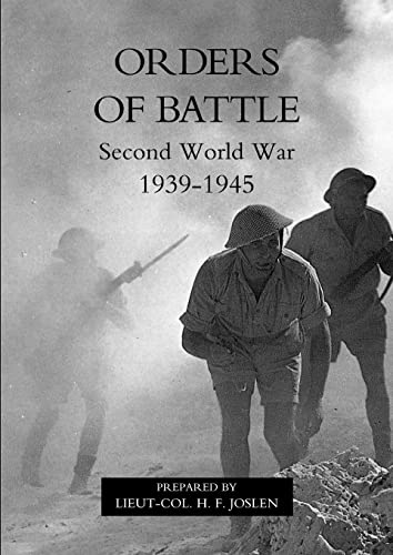 Beispielbild fr Orders Of BattleSecond World War 193945 Orders Of BattleSecond World War 193945 zum Verkauf von PBShop.store US