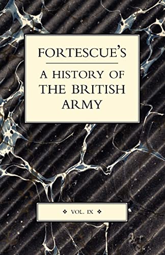 9781843427230: FORTESCUE’S HISTORY OF THE BRITISH ARMY
