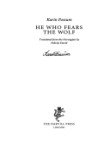 Stock image for He Who Fears the Wolf for sale by Better World Books