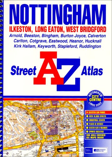 Stock image for A-Z Nottingham Street Atlas for sale by Better World Books Ltd