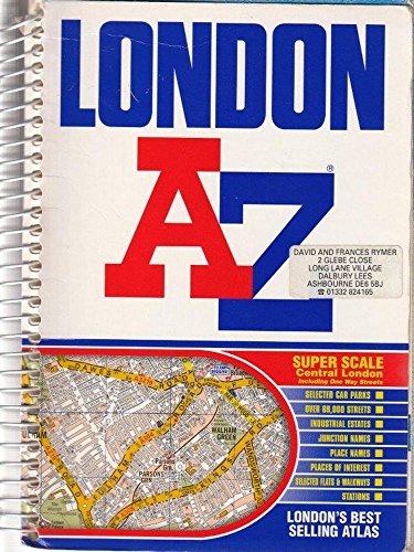 Beispielbild fr A-Z London Street Atlas zum Verkauf von HPB-Emerald