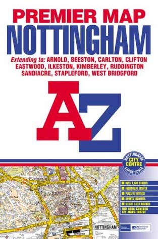 Stock image for Premier Map of Nottingham (Street Maps & Atlases S.) for sale by WorldofBooks