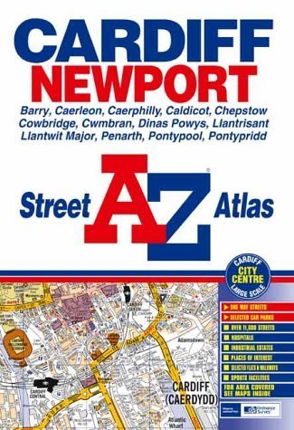 9781843481317: A-Z Street Atlas of Cardiff and Newport (Street Maps & Atlases)