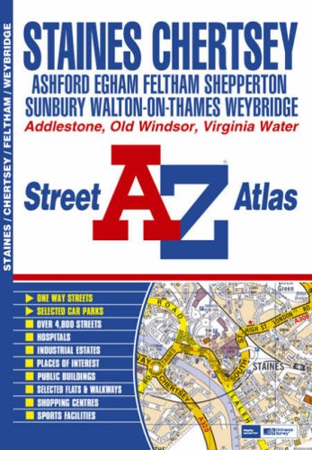 Beispielbild fr Staines Street Atlas zum Verkauf von WorldofBooks