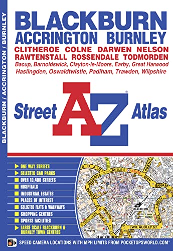 9781843485544: Blackburn and Burnley A-Z Street Atlas