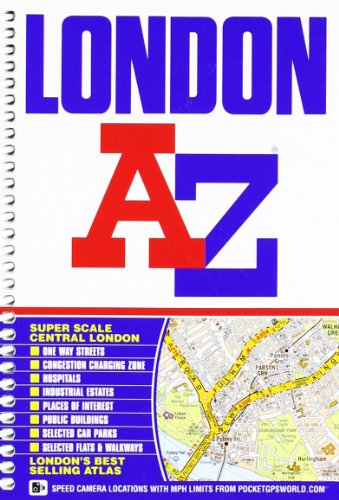 Stock image for London Street Atlas AZ Spiral*** (A-Z Street Atlas) for sale by Seattle Goodwill