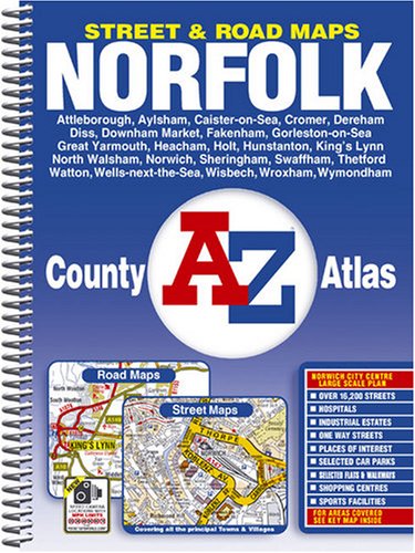 Beispielbild fr Norfolk County Atlas (A-Z Street Atlas) zum Verkauf von WorldofBooks