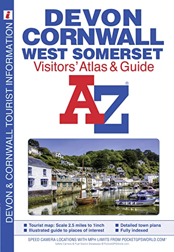 Devon, Cornwall & West Somerset A-Z Visitors' Atlas (9781843486459) by Geographers' A-Z Map Co Ltd