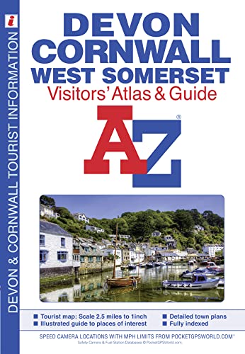 9781843486459: Devon, Cornwall & West Somerset A-Z Visitors' Atlas