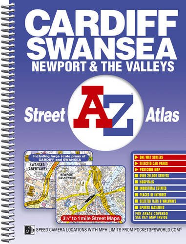 Cardiff, Swansea and The Valleys Street Atlas (A-Z Street Atlas) (9781843486930) by Geographers' A-Z Map Company