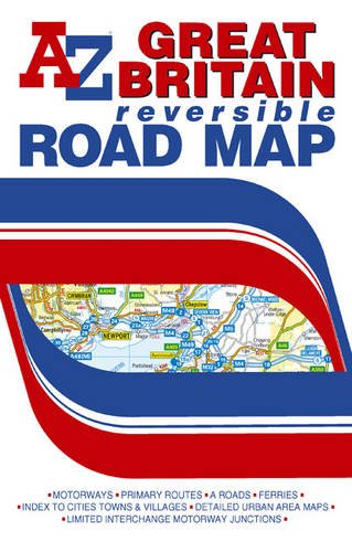 Beispielbild fr Great Britain Road Map (reversible) (A-Z Road Map) zum Verkauf von WorldofBooks