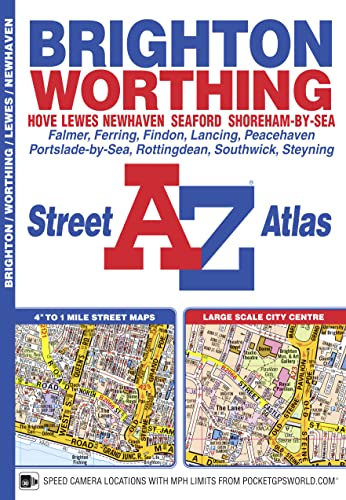 Brighton & Worthing A-Z Street Atlas (9781843487029) by Geographers' A-Z Map Co Ltd