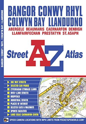 9781843487203: Bangor, Conwy, Rhyl, Colwyn Bay and Llandudno A-Z Street Atlas (A-Z Street Atlas S.)
